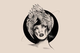 create a digital illustration