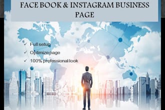 setup facebook and instagram business page