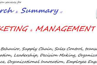 be your project manager and writer