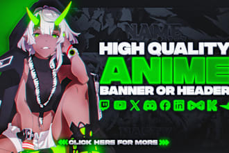 create stunning anime banner in just 24h