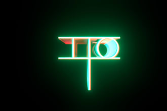 do 2d logo to 3d and rendering