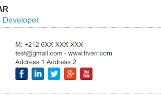 create and design a pro clickable email signature