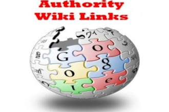 manually create 100 White Hat SEO contextual Wiki backlinks