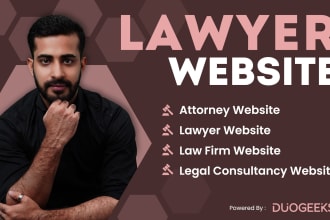design lawyer, attorney, and law firm website with SEO