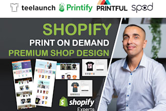 build a shopify print on demand store with printify printful