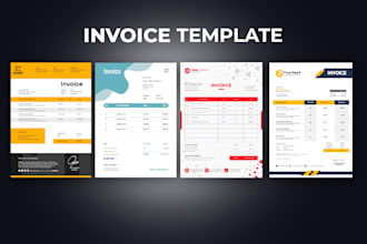 design professional resume, letterhead, invoice, design