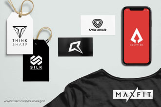 do gym athlete fitness brand modern logo design