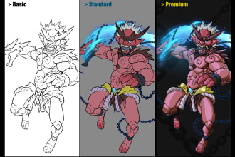 draw cool art of your character design