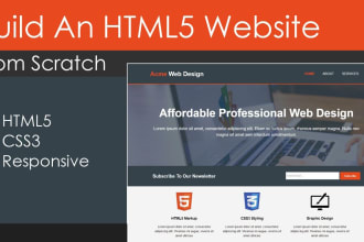 design responsive html5 website using bootstrap