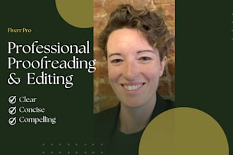 professionally edit and proofread your english text