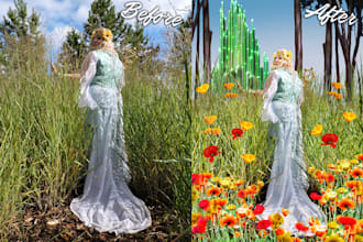 do a composite no ai photoshop edit to your image
