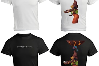 draw high quality images for you for clothes