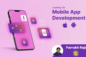 do professional mobile app development for ios and android