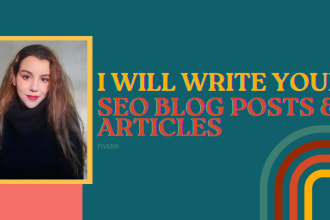 write an engaging SEO article or blog post