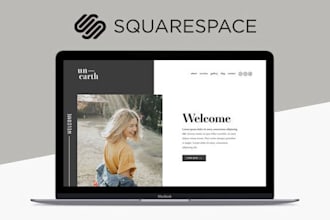 create a modern squarespace website