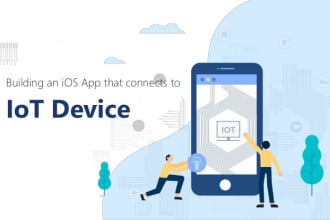 give iot solution on  raspberry, esp8266, and build ios app