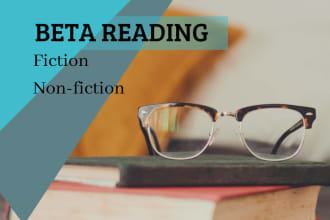 beta read your draft or manuscript