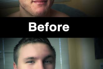 photo editing and clean your face in photoshop