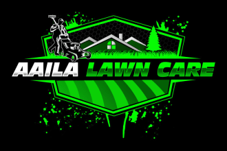 design creative unique lawn care logo design