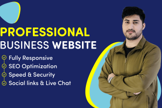 do web design and build a complete website for your business