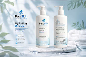 create amazon listing images, a plus content for skincare brands