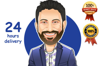 draw professionally your photo into avatar cartoon