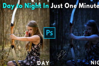 do edit day to night in one minute with photoshop