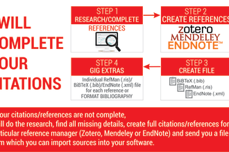 complete your reference library in zotero or mendeley