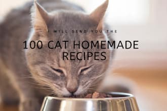 send the 100 cat recipes to pamper your cat