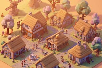 create professional 3d models, animations, and environments for your game