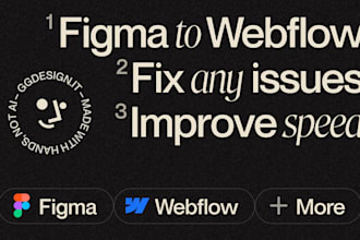 build, fix or improve your webflow website