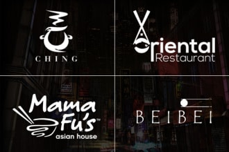 do professional chinese food and restaurant logo