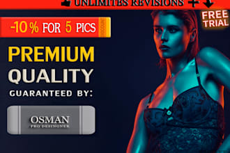 do any photoshop job retouching job and background removal