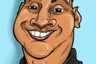 draw for you an amazing comic caricature
