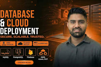 architect a secure sql or nosql database and deploy it to the cloud