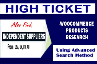 hunt and find high ticket dropshipping winning product for woocommerce store