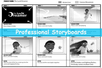 do professional storyboards for you