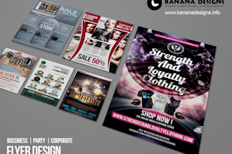design a flyer or poster