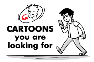 draw funny cartoon based on your idea