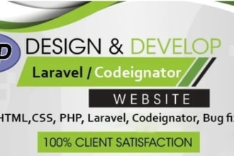 be your php,codeigniter,laravel,wordpress developer