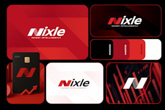 create logo design, branding kit, and build your business brand identity