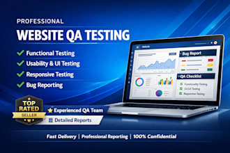 qa test your website or web application