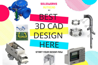 do  3d modeling and 2d drawings by solidworks