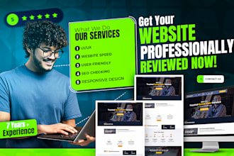 review your website and suggest improvements