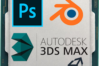 model various 3d objects
