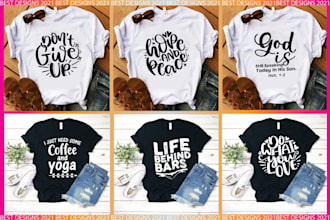 design typographic edgy streetwear and t shirt  design
