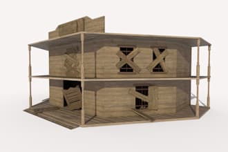 3d model a basic asset on blender
