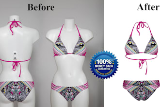 do ghost mannequin and neck joint editing service
