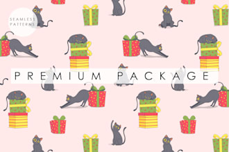 design seamless repeat vector patterns for textile prints