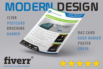 design modern flyer and brochure